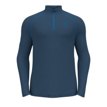 Odlo Fleece-Langarmshirt 1/2 Zip Rigi (ocieplające, Microfleece) blue wing niebieski męski